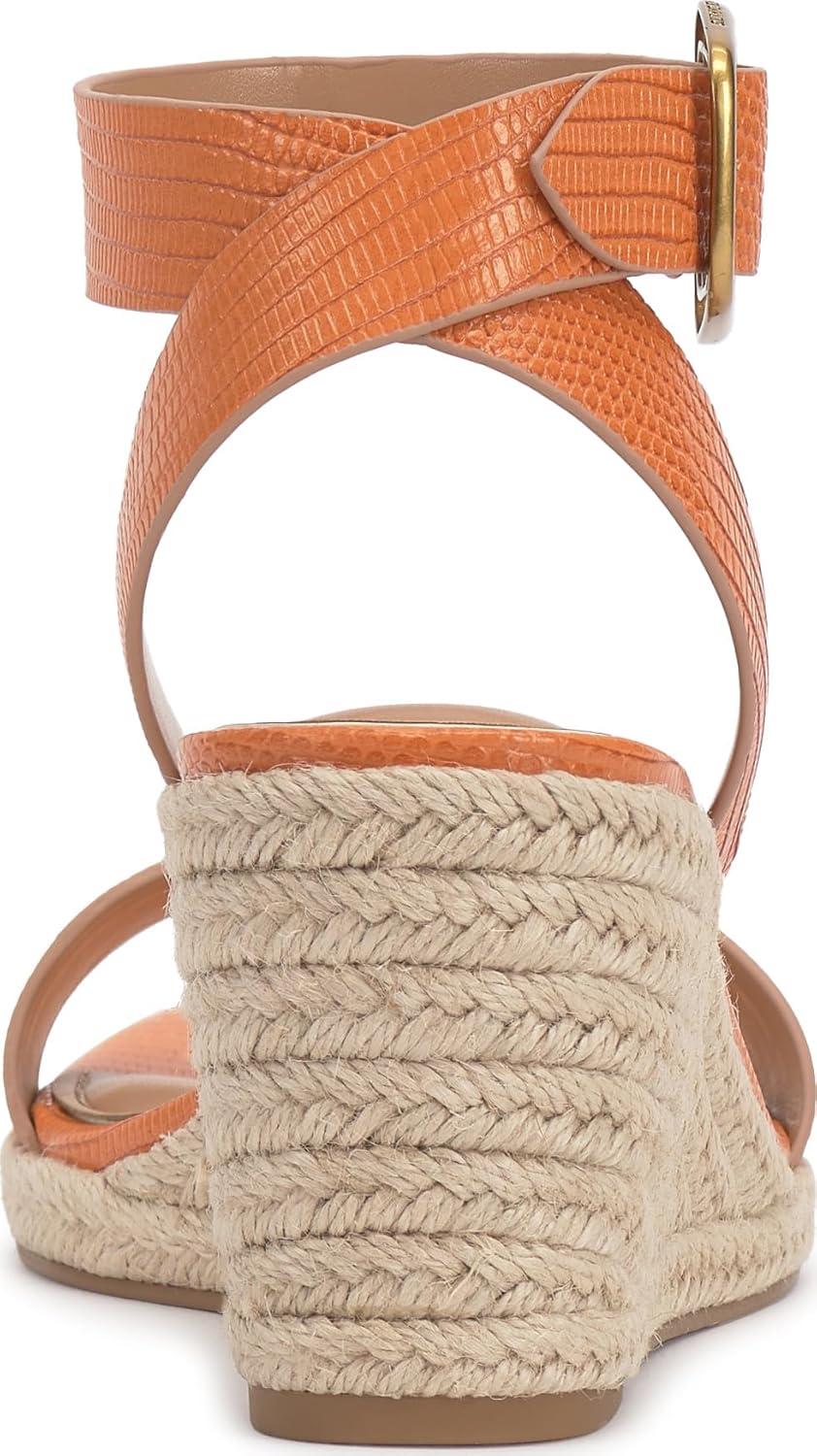 imageVince Camuto Womens Felia Wedge SandalMandarino Lizard Print