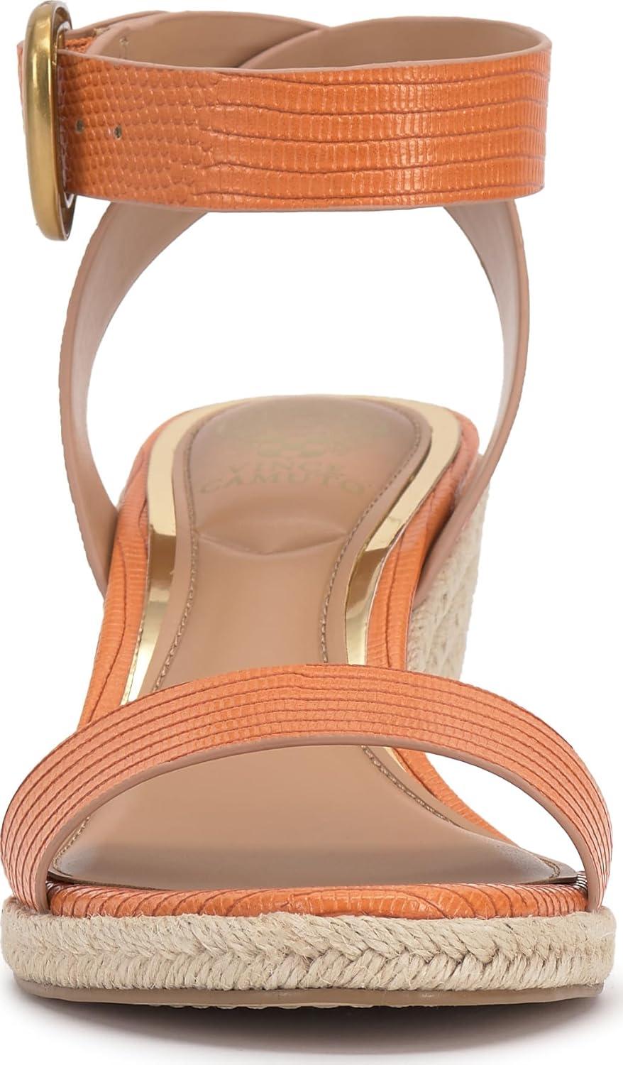 imageVince Camuto Womens Felia Wedge SandalMandarino Lizard Print