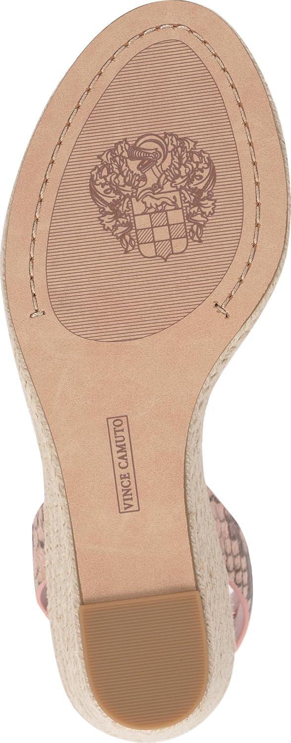 imageVince Camuto Womens Felia Wedge SandalPale Pink Snake Print