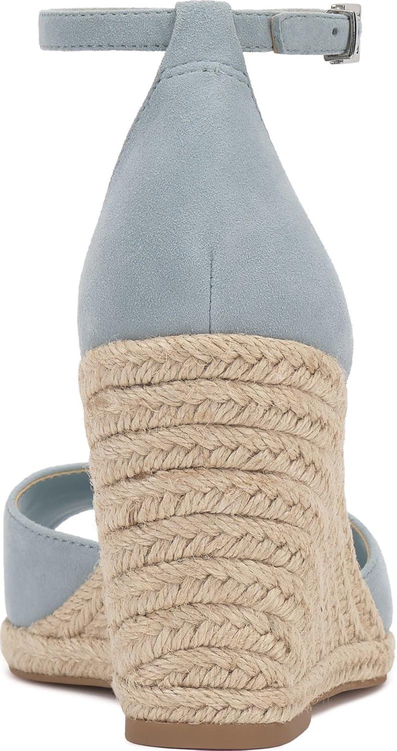 imageVince Camuto Womens Felyn Wedge SandalCeleste Blue Suede