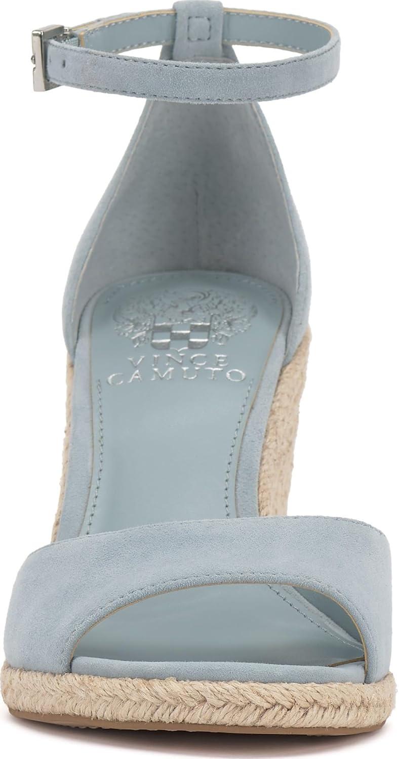 imageVince Camuto Womens Felyn Wedge SandalCeleste Blue Suede