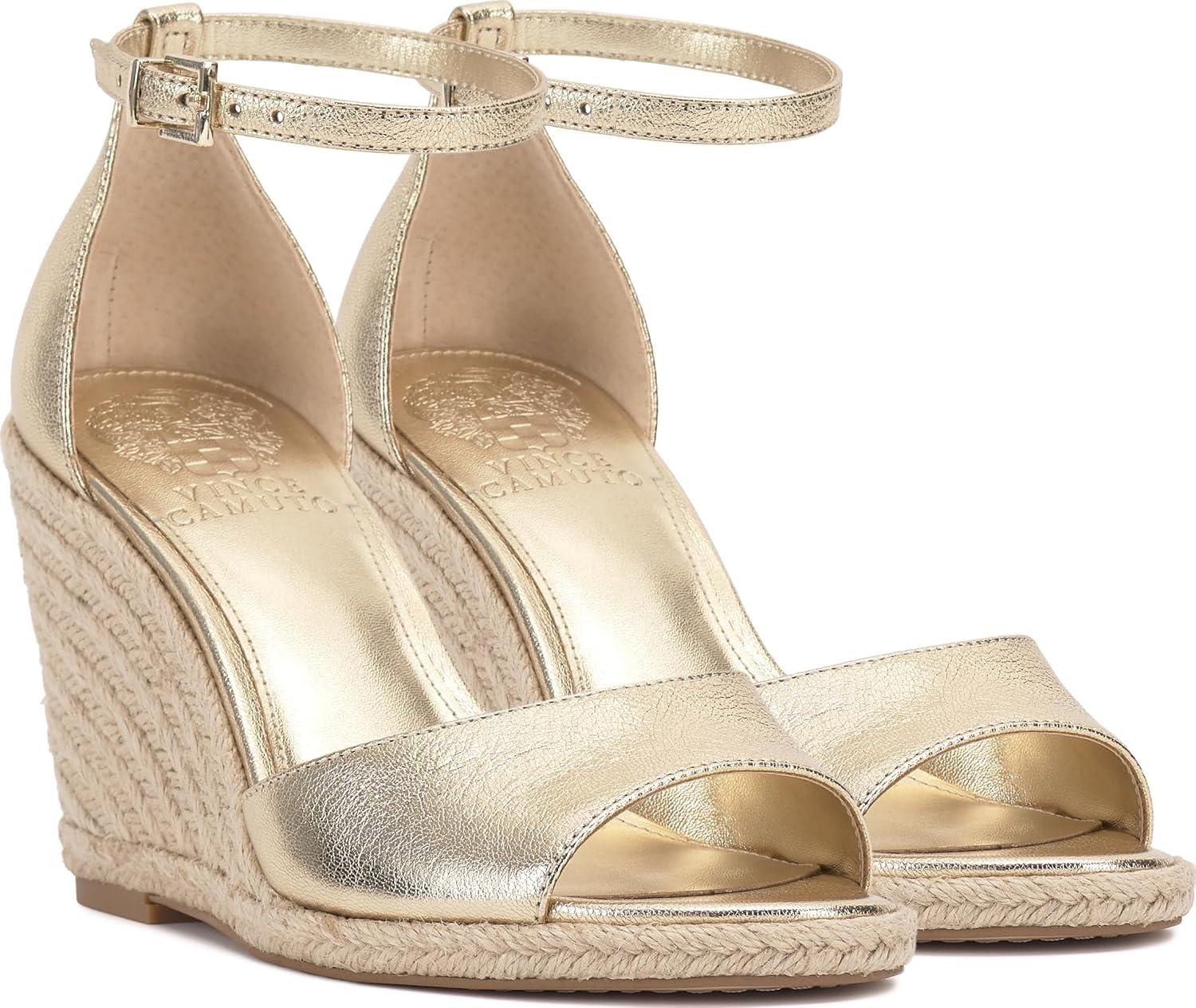 imageVince Camuto Womens Felyn Wedge SandalEgyptian Gold