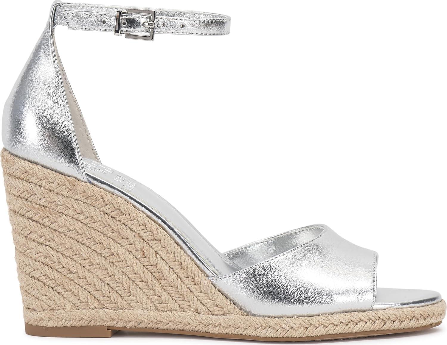 imageVince Camuto Womens Felyn Wedge SandalLux Silver