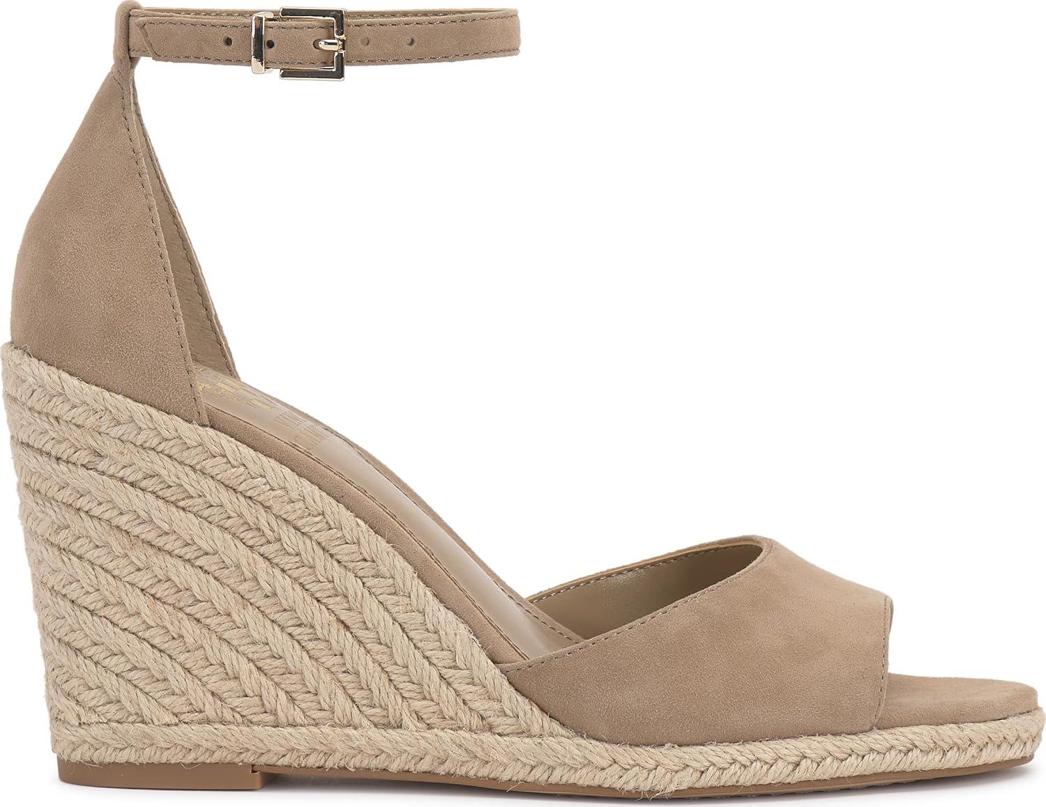 imageVince Camuto Womens Felyn Wedge SandalTortilla Suede