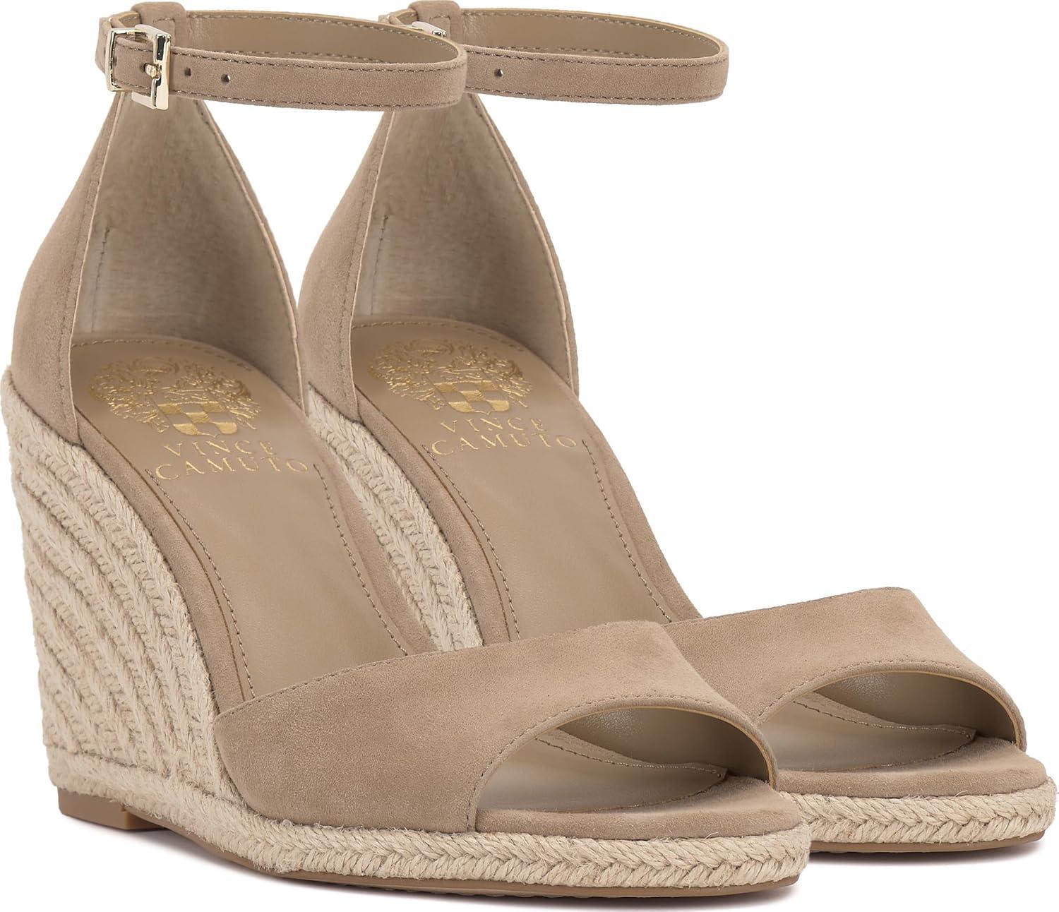 imageVince Camuto Womens Felyn Wedge SandalTortilla Suede