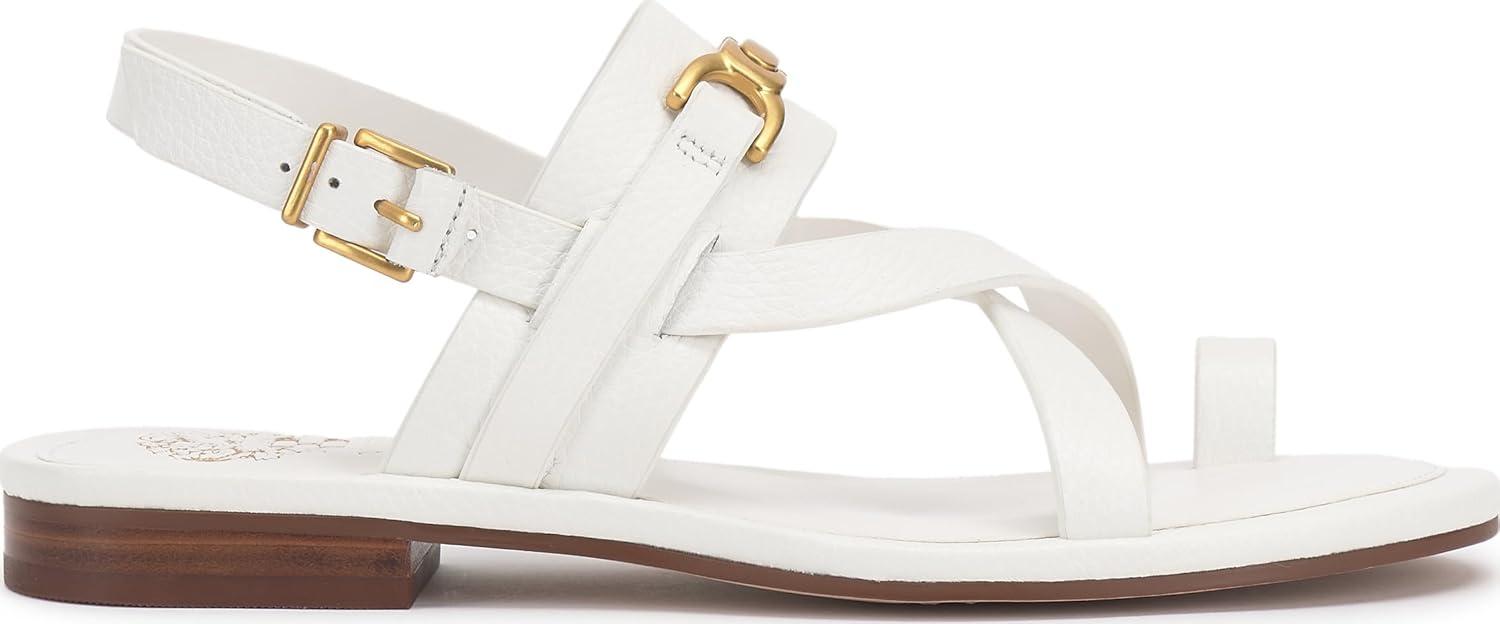 imageVince Camuto Womens Lenni Flat SandalBianco