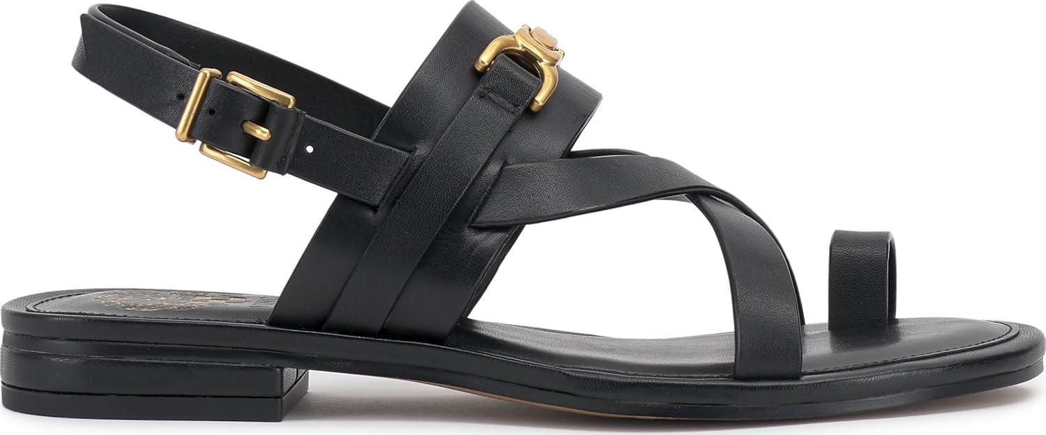 imageVince Camuto Womens Lenni Flat SandalBlack