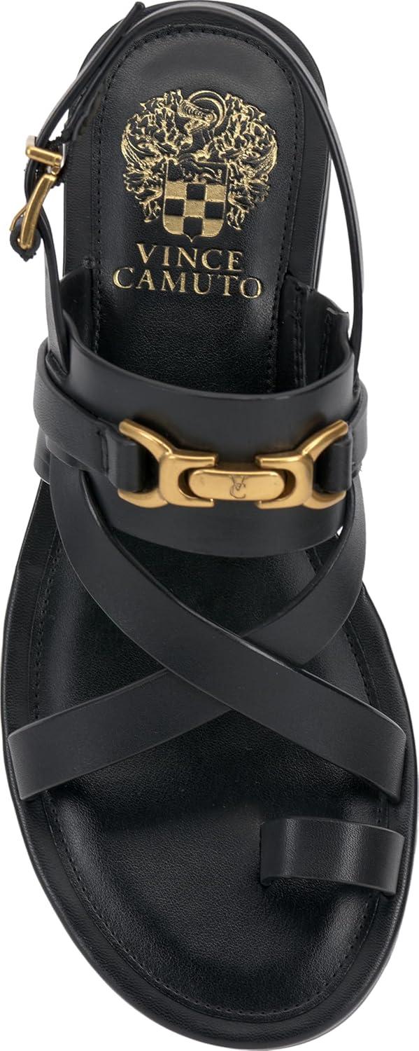 imageVince Camuto Womens Lenni Flat SandalBlack