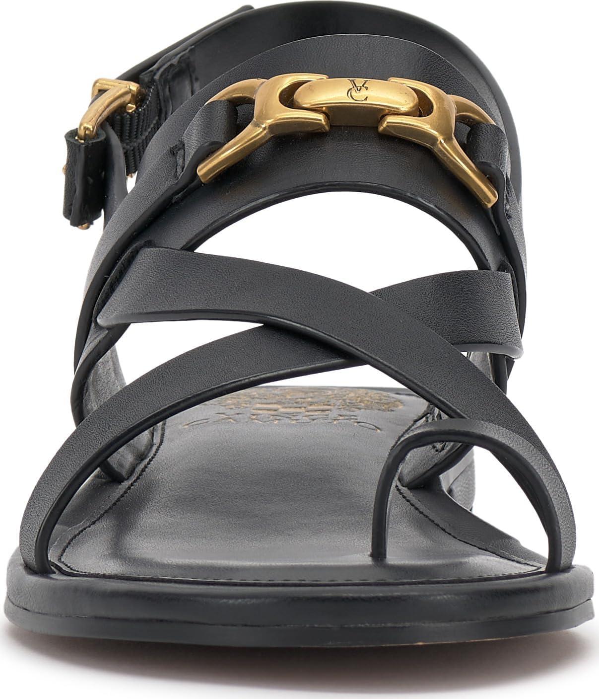 imageVince Camuto Womens Lenni Flat SandalBlack