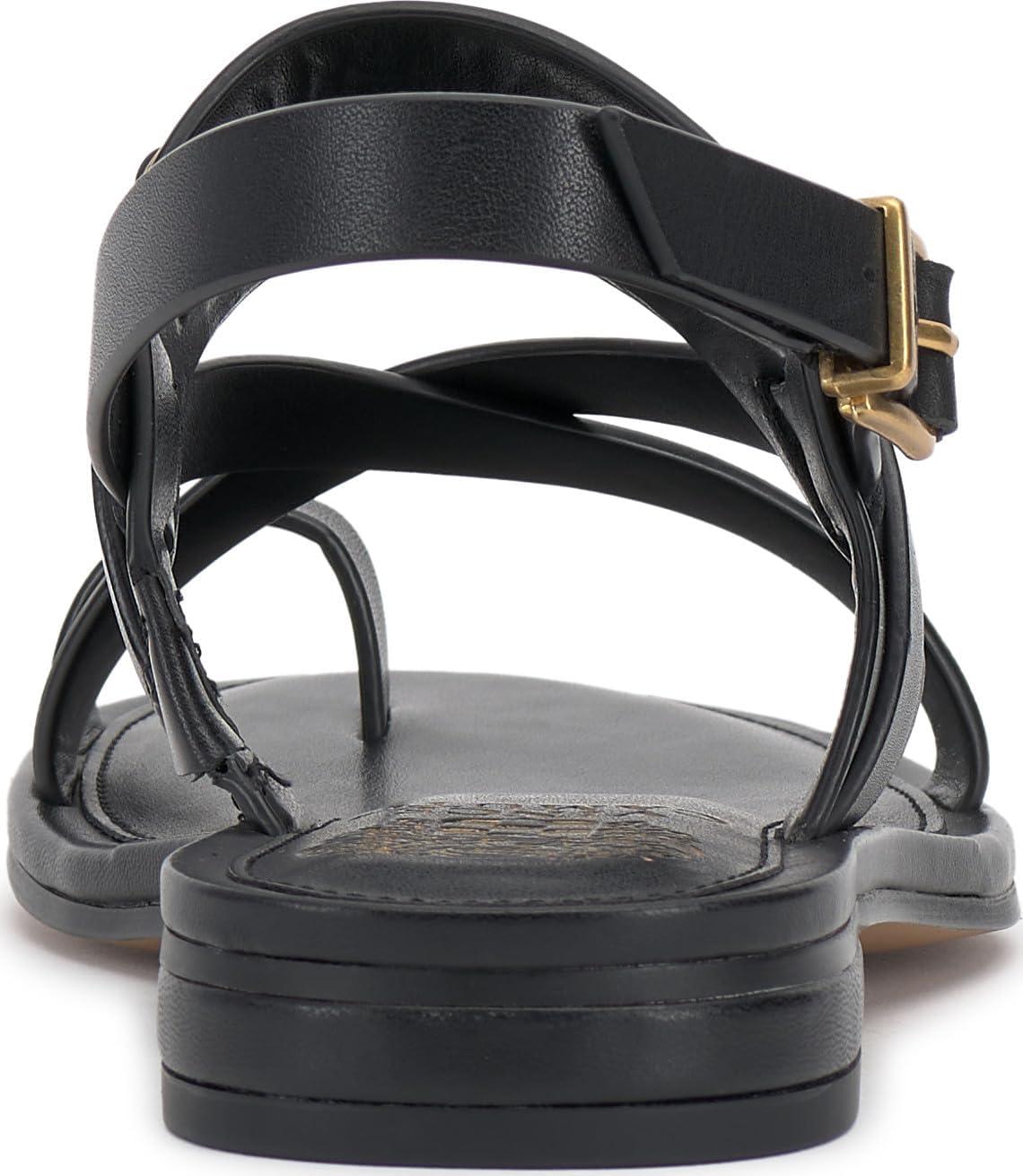 imageVince Camuto Womens Lenni Flat SandalBlack