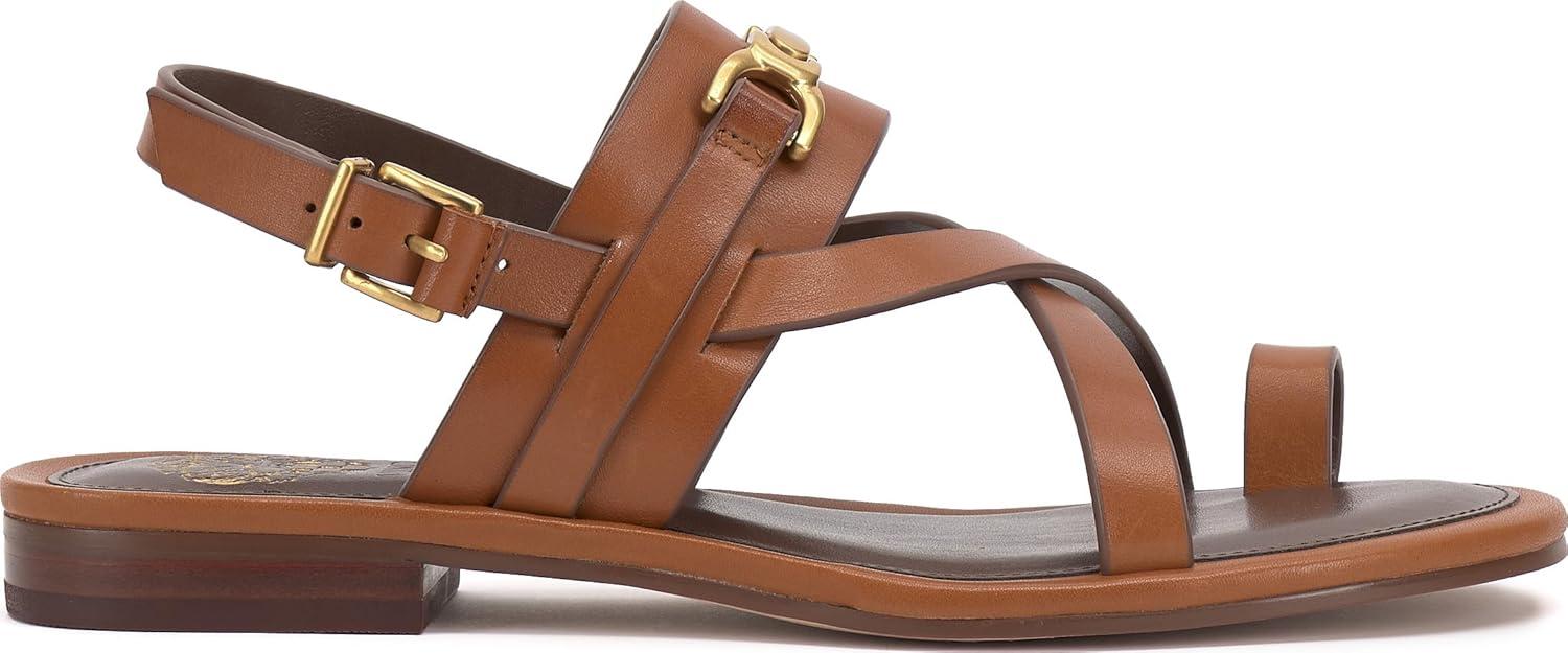 imageVince Camuto Womens Lenni Flat SandalCaramello