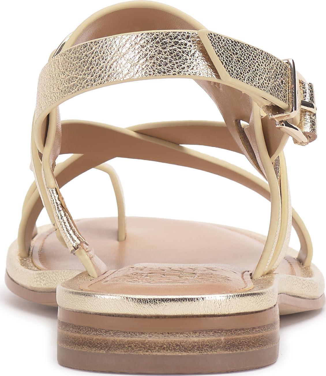 imageVince Camuto Womens Lenni Flat SandalEgyptian Gold