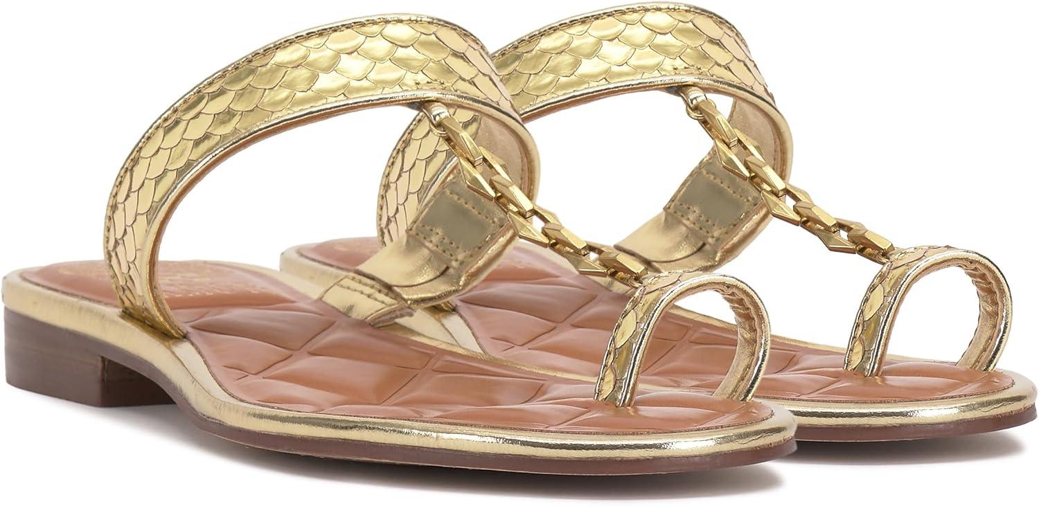imageVince Camuto Womens Lexiea Flat SandalGrecian Gold