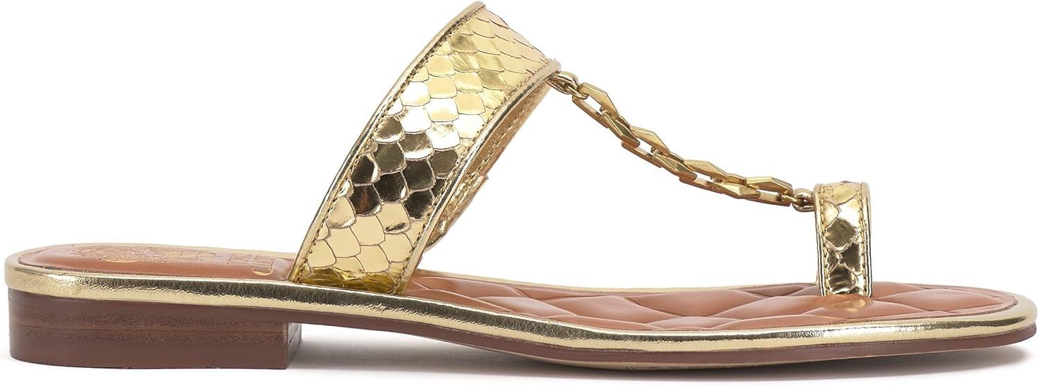 imageVince Camuto Womens Lexiea Flat SandalGrecian Gold