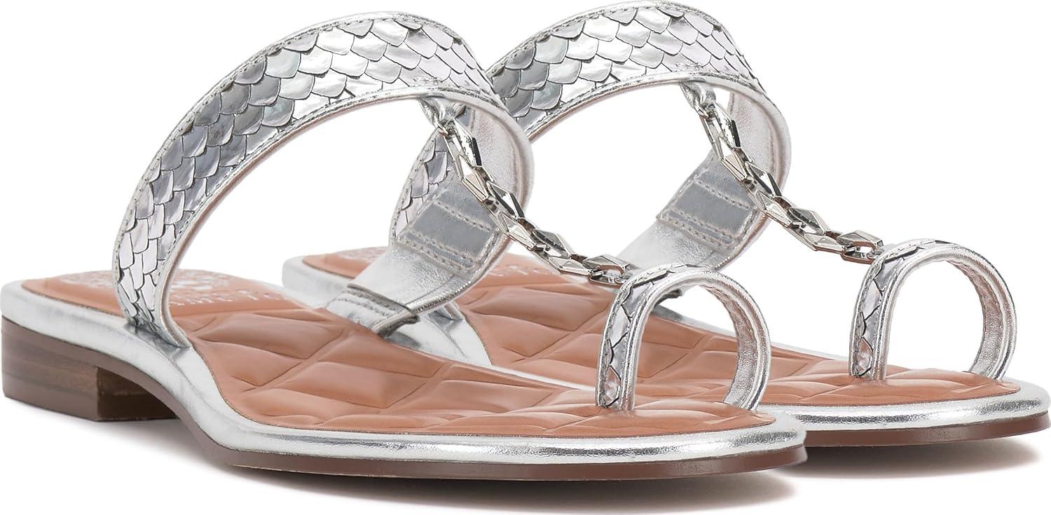 imageVince Camuto Womens Lexiea Flat SandalLux Silver
