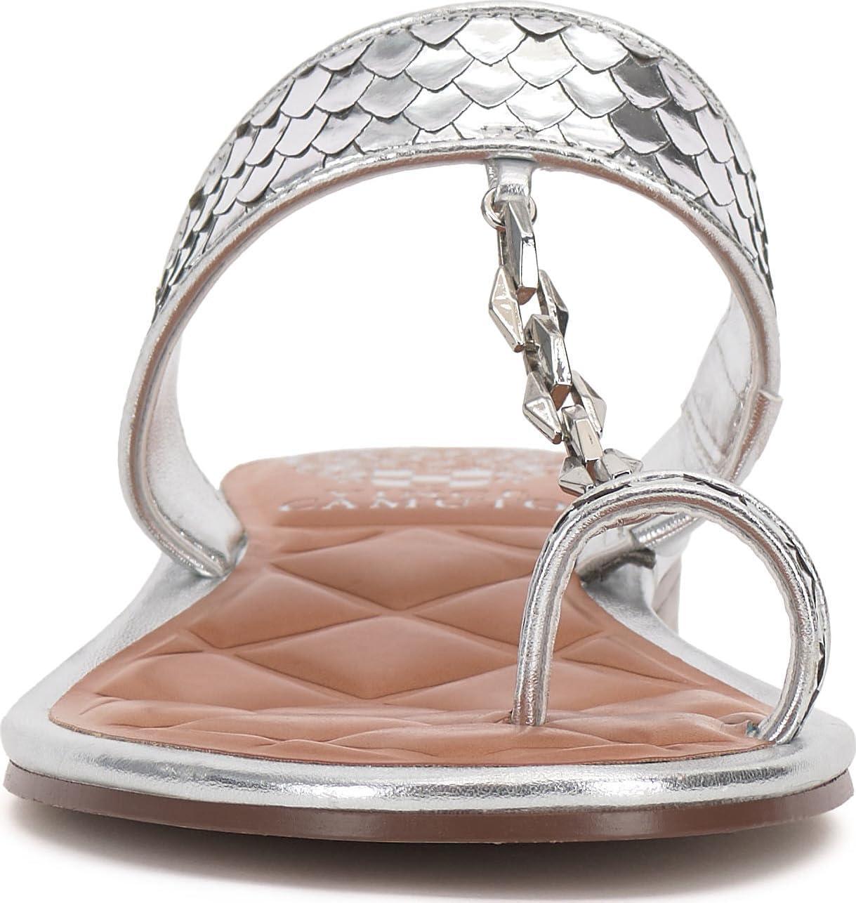 imageVince Camuto Womens Lexiea Flat SandalLux Silver