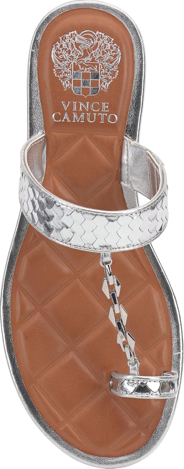imageVince Camuto Womens Lexiea Flat SandalLux Silver