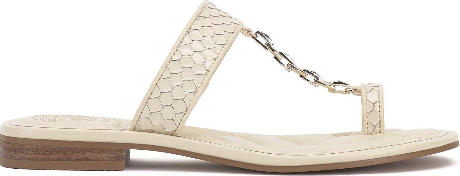 imageVince Camuto Womens Lexiea Flat SandalPanna Creme