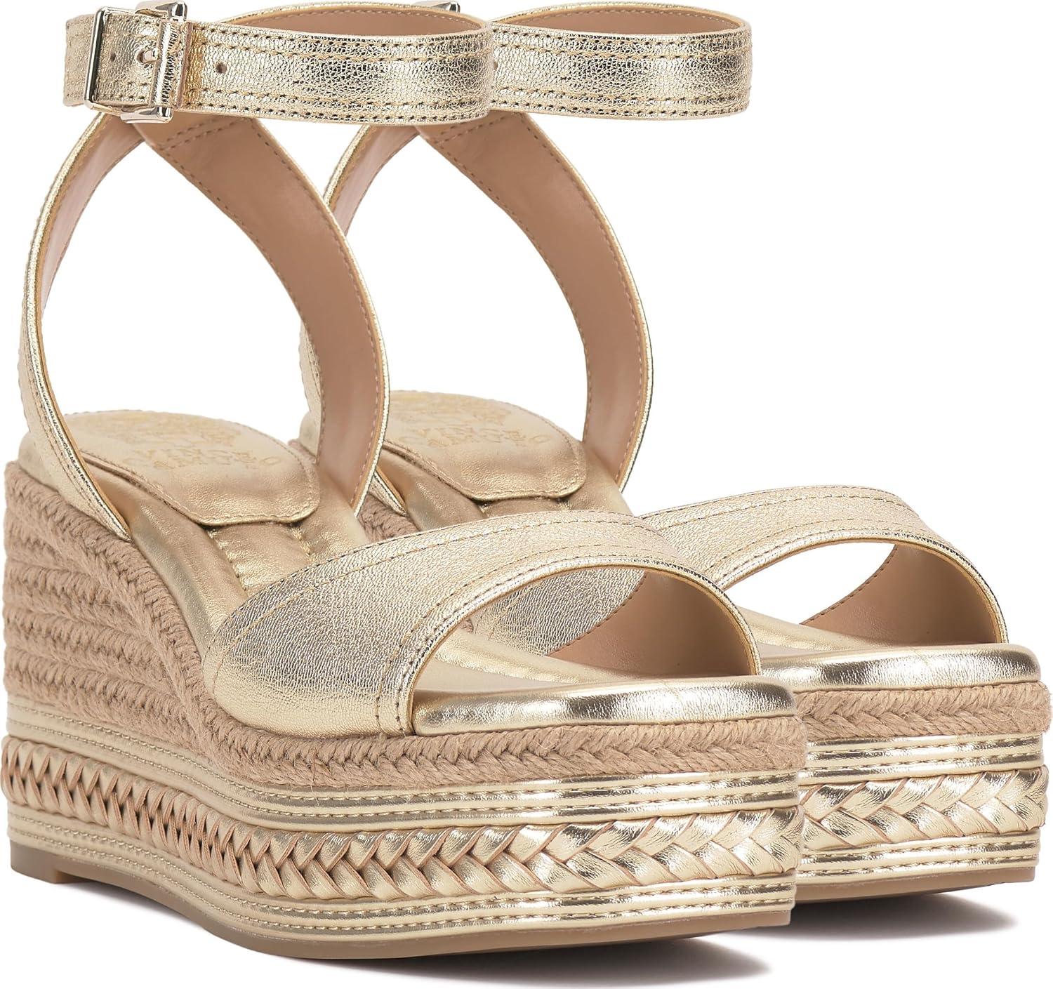 imageVince Camuto Womens Lilla Wedge SandalEgyptian Gold