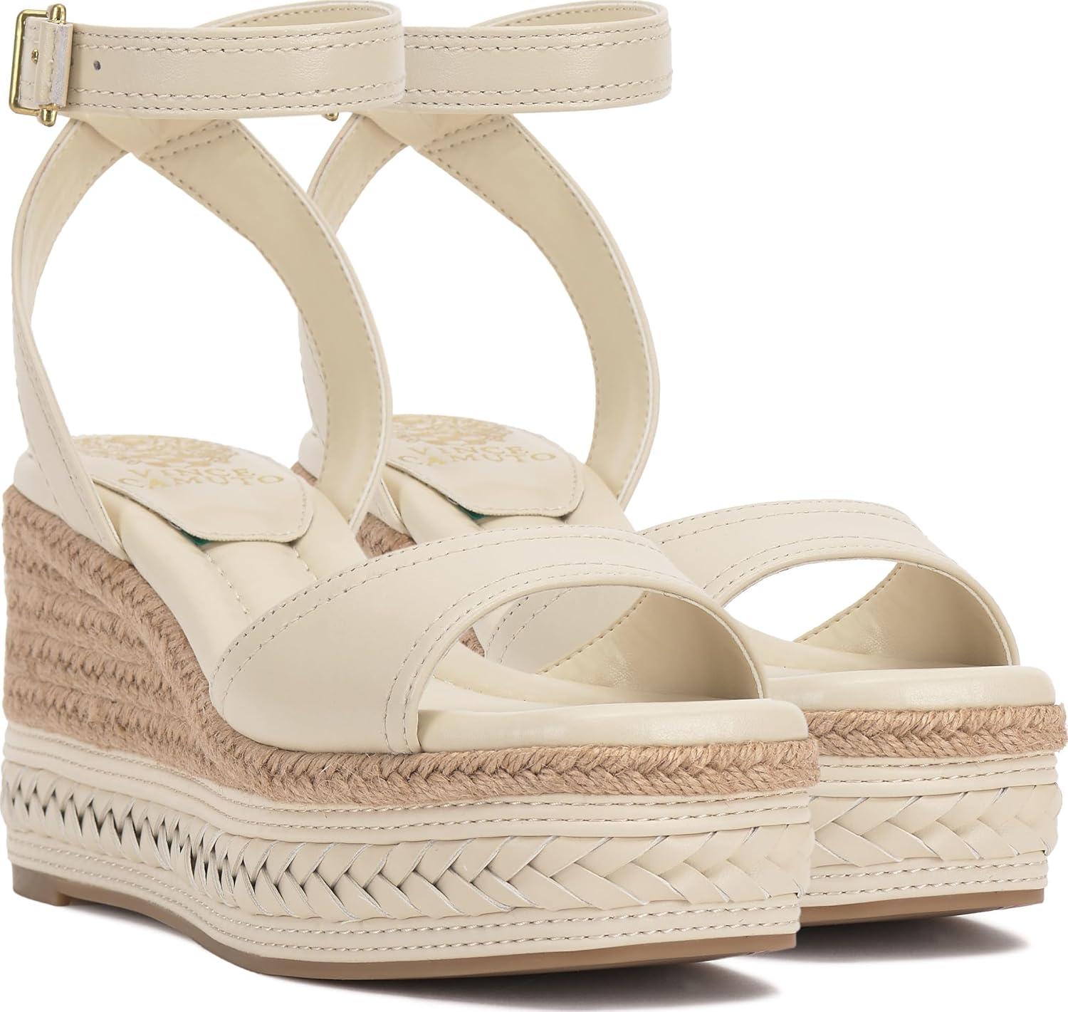 imageVince Camuto Womens Lilla Wedge SandalPanna Creme