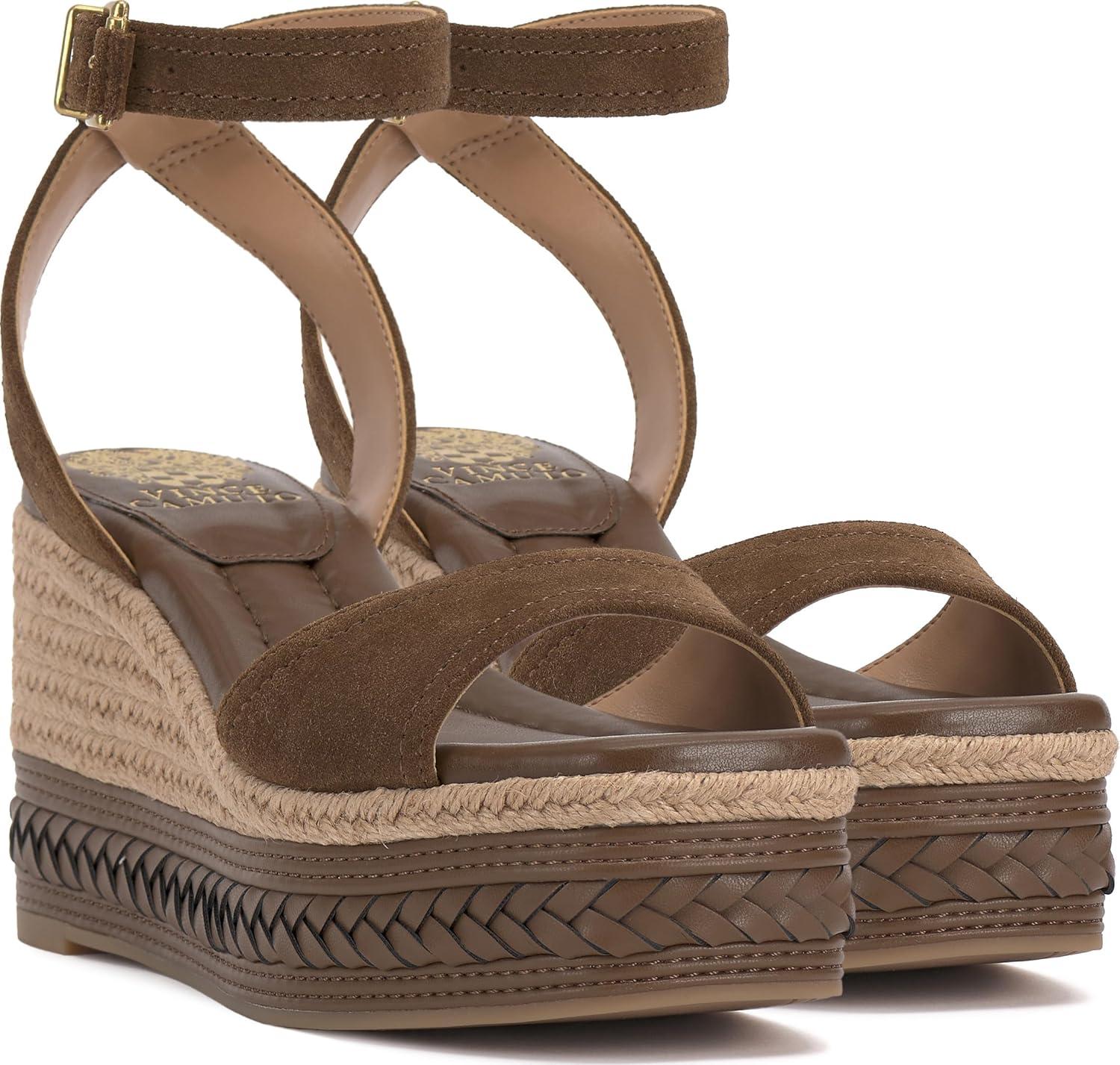 imageVince Camuto Womens Lilla Wedge SandalReishi Suede