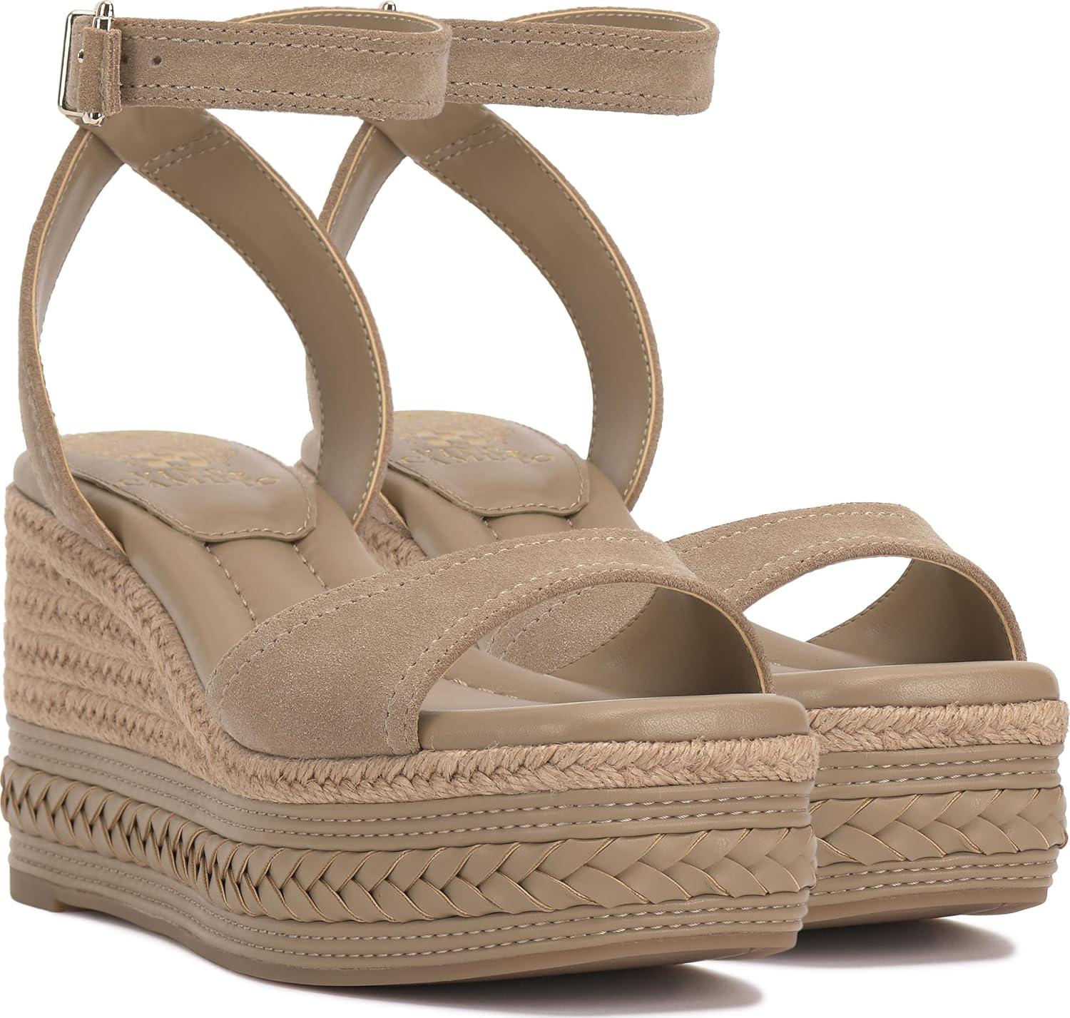 imageVince Camuto Womens Lilla Wedge SandalTortilla Suede