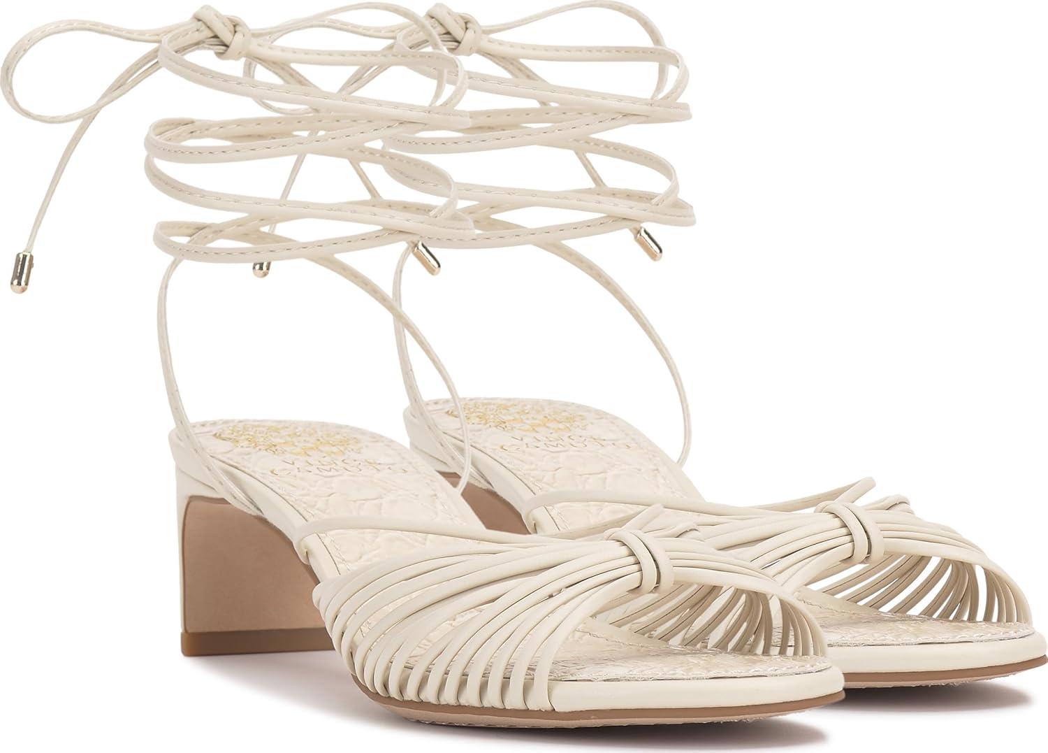 imageVince Camuto Womens Lory Heeled SandalCreamy White