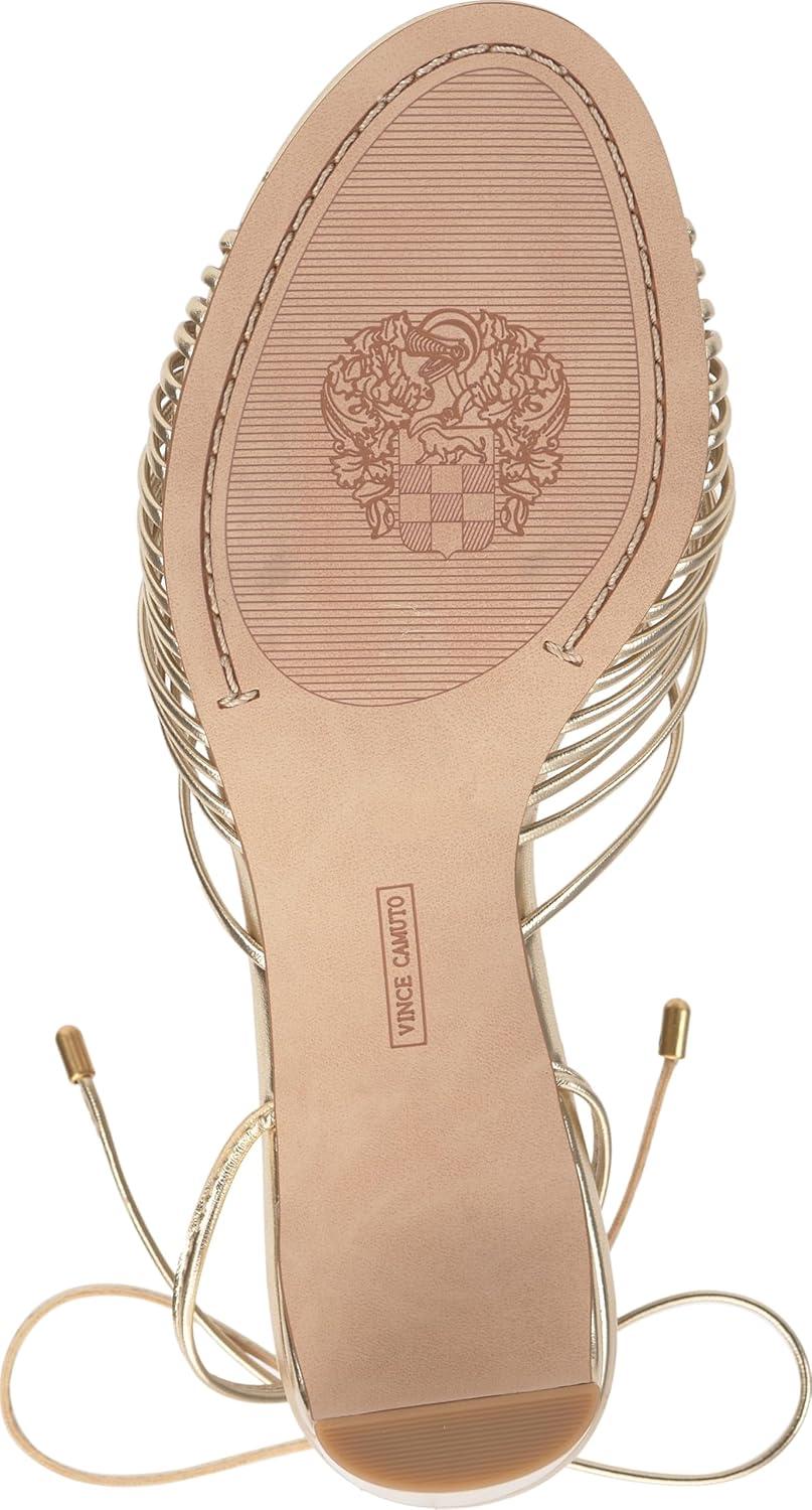 imageVince Camuto Womens Lory Heeled SandalEgyptian Gold Metallic