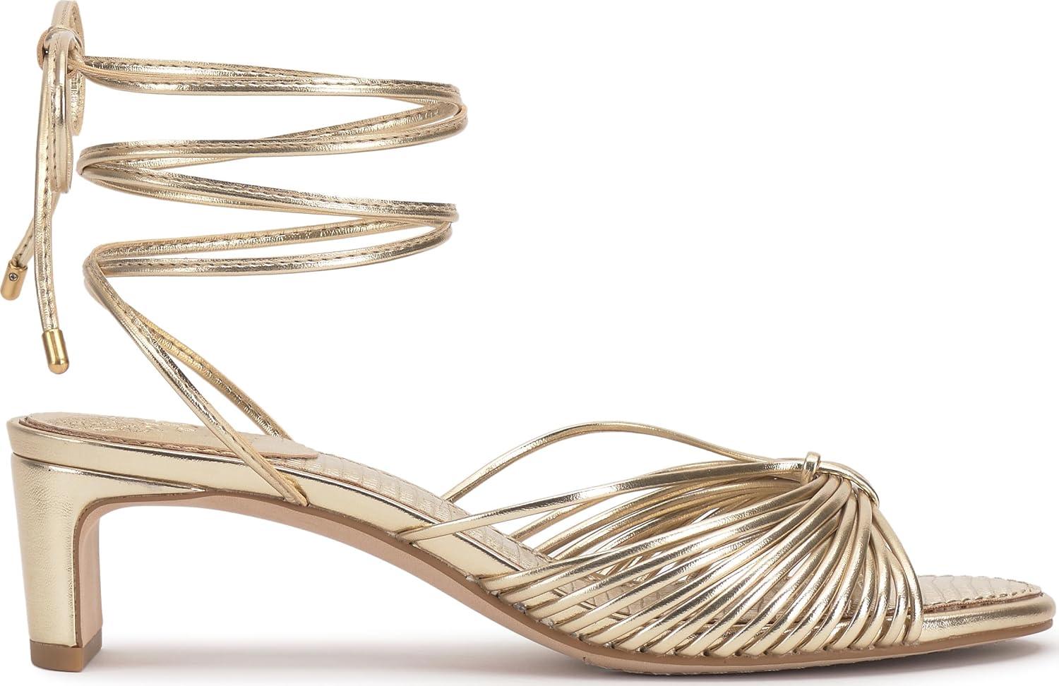 imageVince Camuto Womens Lory Heeled SandalEgyptian Gold Metallic