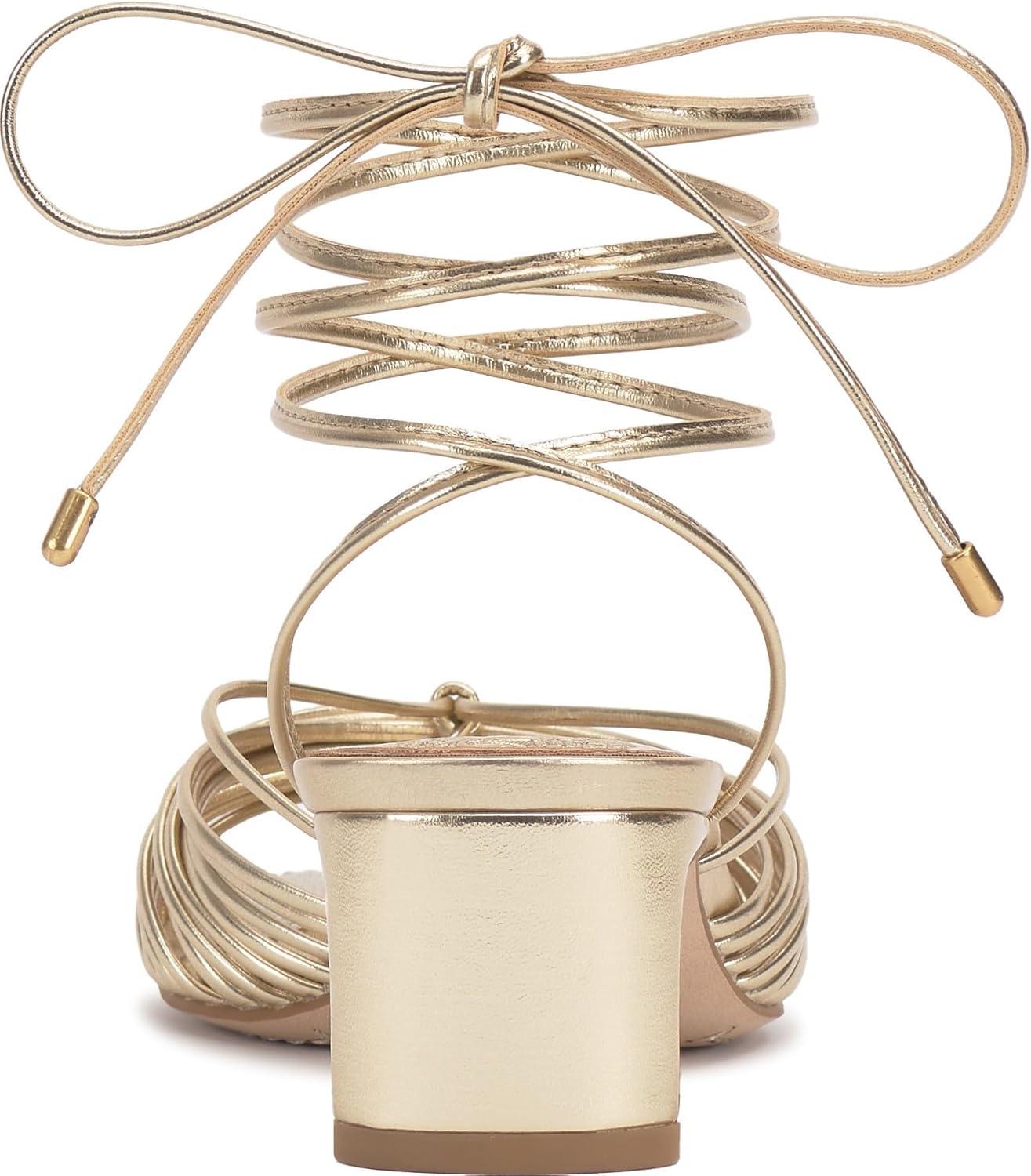 imageVince Camuto Womens Lory Heeled SandalEgyptian Gold Metallic