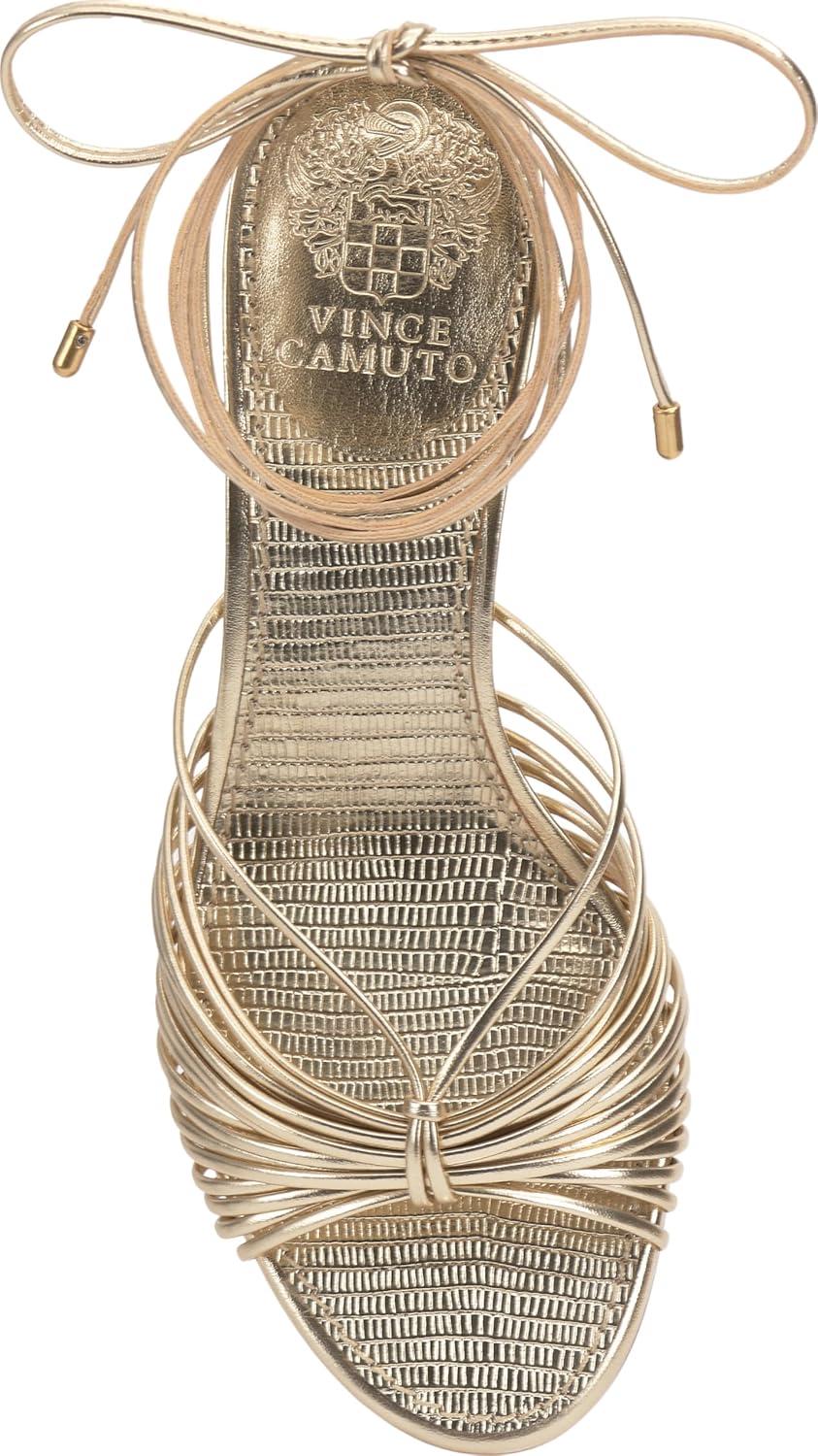 imageVince Camuto Womens Lory Heeled SandalEgyptian Gold Metallic