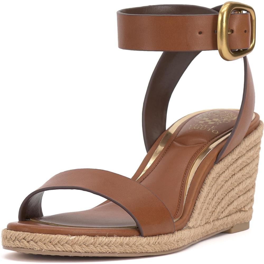 imageVince Camuto Womens Felia Wedge SandalCaramello