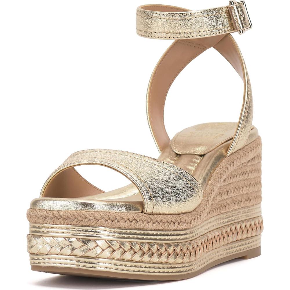 imageVince Camuto Womens Lilla Wedge SandalEgyptian Gold