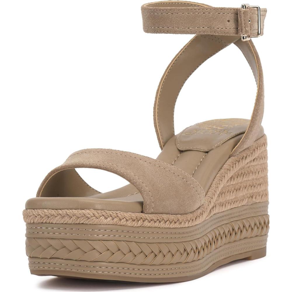 imageVince Camuto Womens Lilla Wedge SandalTortilla Suede