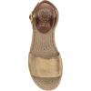 Vince Camuto Women’s Darna Espadrille Wedge Sandal(Neutral Gold Suede)