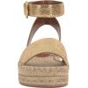 Vince Camuto Women’s Darna Espadrille Wedge Sandal(Neutral Gold Suede)