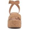 Vince Camuto Women’s Ellah Platform Sandal(Natural Cork)