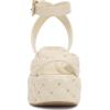 Vince Camuto Women’s Ellah Platform Sandal(Panna Creme)