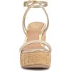 Vince Camuto Women’s Emrey Wedge Sandal(Egyptian Gold)