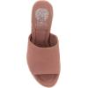Vince Camuto Women’s Fayla Wedge Sandal, Dark Pale Pink Suede, 6.5