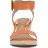 Vince Camuto Women’s Felia Wedge Sandal(Mandarino Lizard Print)