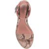 Vince Camuto Women’s Felia Wedge Sandal(Pale Pink Snake Print)