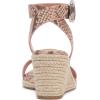 Vince Camuto Women’s Felia Wedge Sandal(Pale Pink Snake Print)