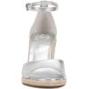 Vince Camuto Women’s Felyn Wedge Sandal(Lux Silver)