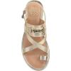 Vince Camuto Women’s Lenni Flat Sandal(Egyptian Gold)