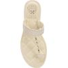 Vince Camuto Women’s Lexiea Flat Sandal(Panna Creme)