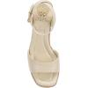 Vince Camuto Women’s Lilla Wedge Sandal(Panna Creme)