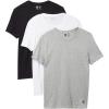 Vince Camuto Men’s Undershirt – 4 Pack Cotton Crewneck T-Shirt (Size: S-XL)((3-pack) Black/Grey Heather/White)