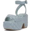 Vince Camuto Women’s Ellah Platform Sandal(Celeste Blue)