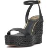 Vince Camuto Women’s Emrey Wedge Sandal(Black)